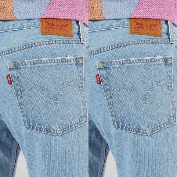 Free People x Levi’s 501 Straight Crop Jeans - Picture 6 of 6